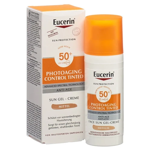 EUCERIN SUN Photo Cont CC Creme getönt Medium LSF50+ 50 ml