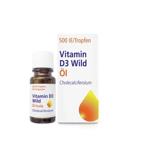 VITAMIN D3 Wild Öl 500 IE/Tropfen 10 ml